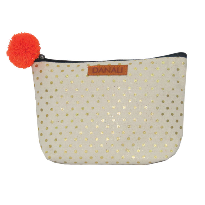 Danali Gold Foil Printed "MINI DOT DESIGN" Utility Pouch