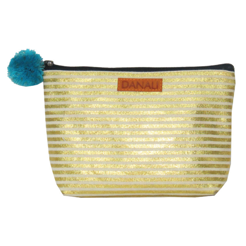 Danali Gold Foil Printed "STRIPE DESIGN" Utility Pouch
