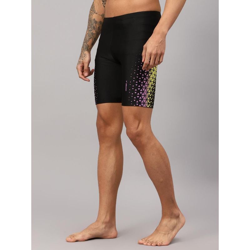 Buy Vector X Black OMCS-342 Mens Printed Compression Shorts Online