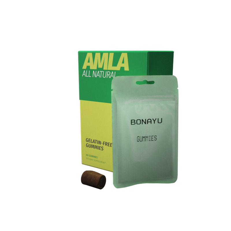 BonAyu All Natural Amla Gummies For men and women,strengthen Immunity And boost Energy