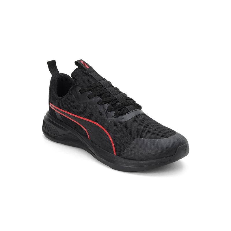 Puma Foam Stride Men Black Running Shoes (UK 6)