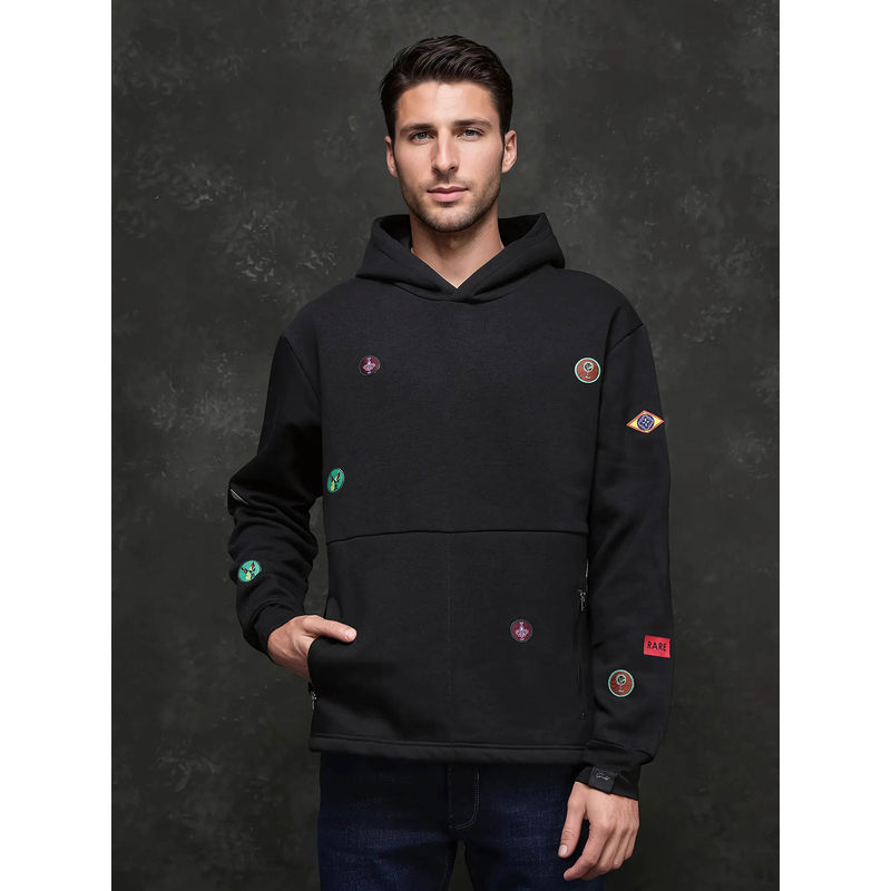 Rare Rabbit Karon Black Label Hoodie (S)