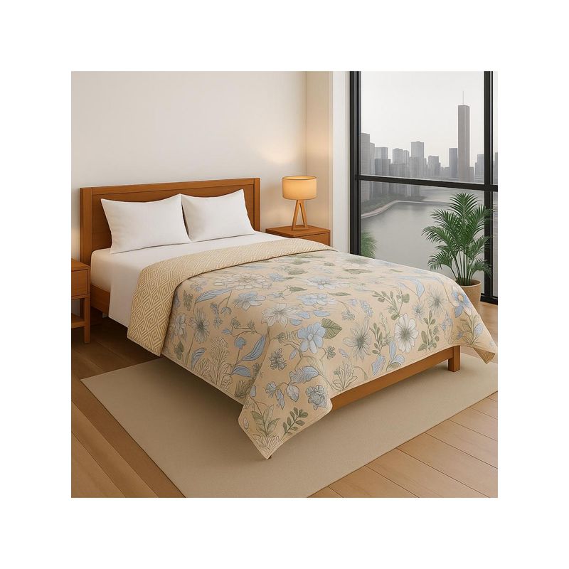 Signature Super Soft All Weather Double Bed Ac Dohar - Beige (Single)