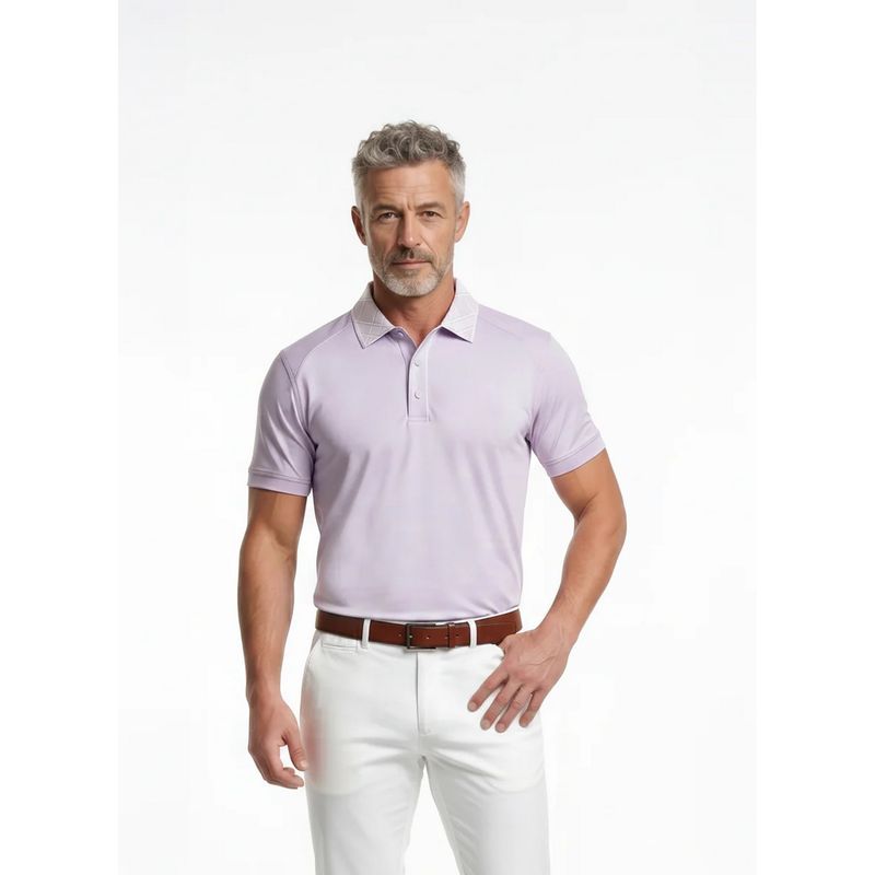 OUTERWORLD Adora Mauve Travel Polo T-Shirt (S)