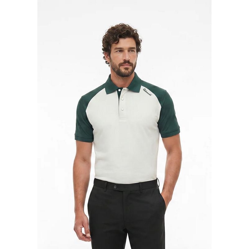 OUTERWORLD Travel Green Polo T-Shirt (S)