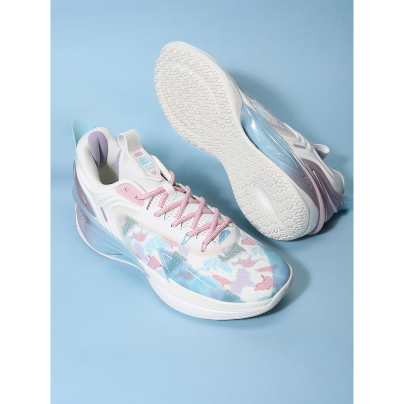 Xtep Men Levitation 7 Lightweight Textile Super Grip Basketball Shoes Multi-Color (EURO 40)