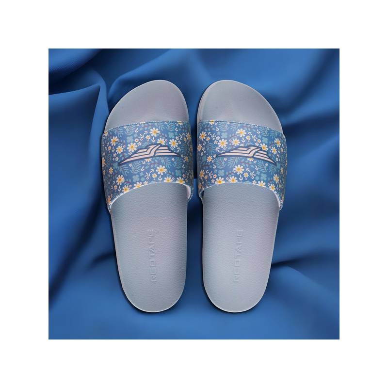 Red Tape Women Navy Blue Eva Comfort Sliders (UK 4)