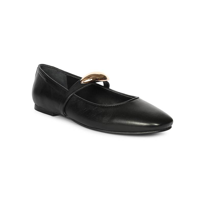 Saint G Women Viviblu Black Ballerina (EURO 36)