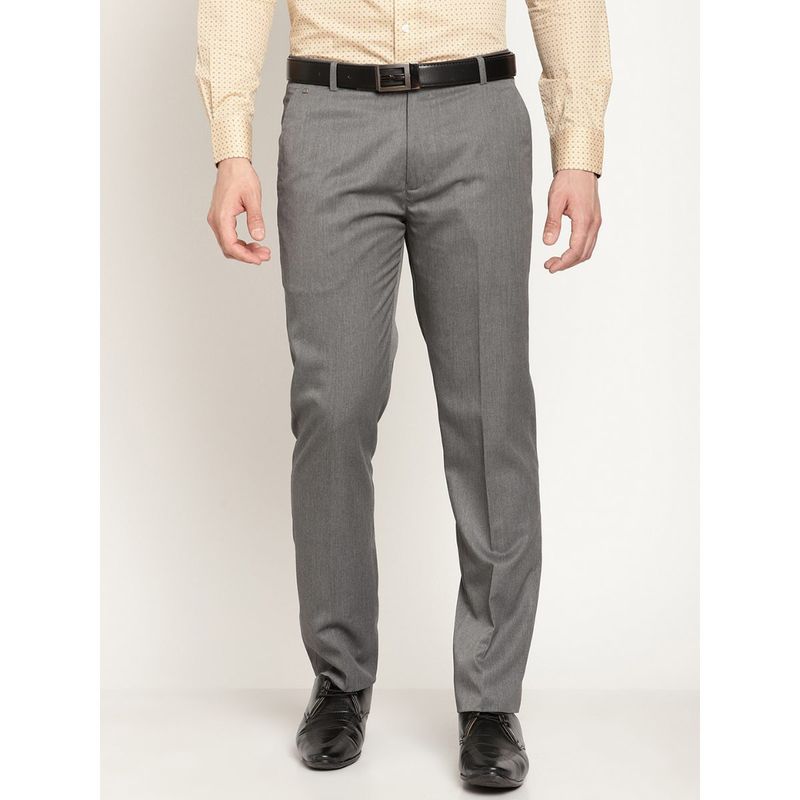Cantabil Men Grey Trousers (32)