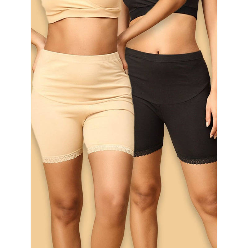 The Mom Store High Waist Mama Boyshorts (Pack of 2) (S)