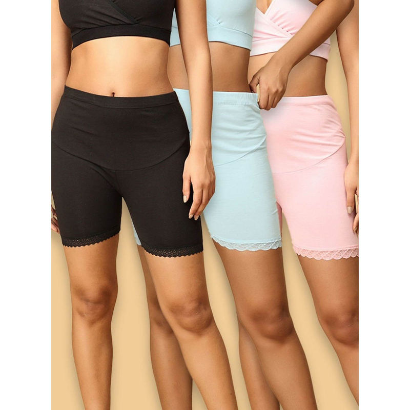 The Mom Store High Waist Mama Boyshorts (Pack of 3) (S)