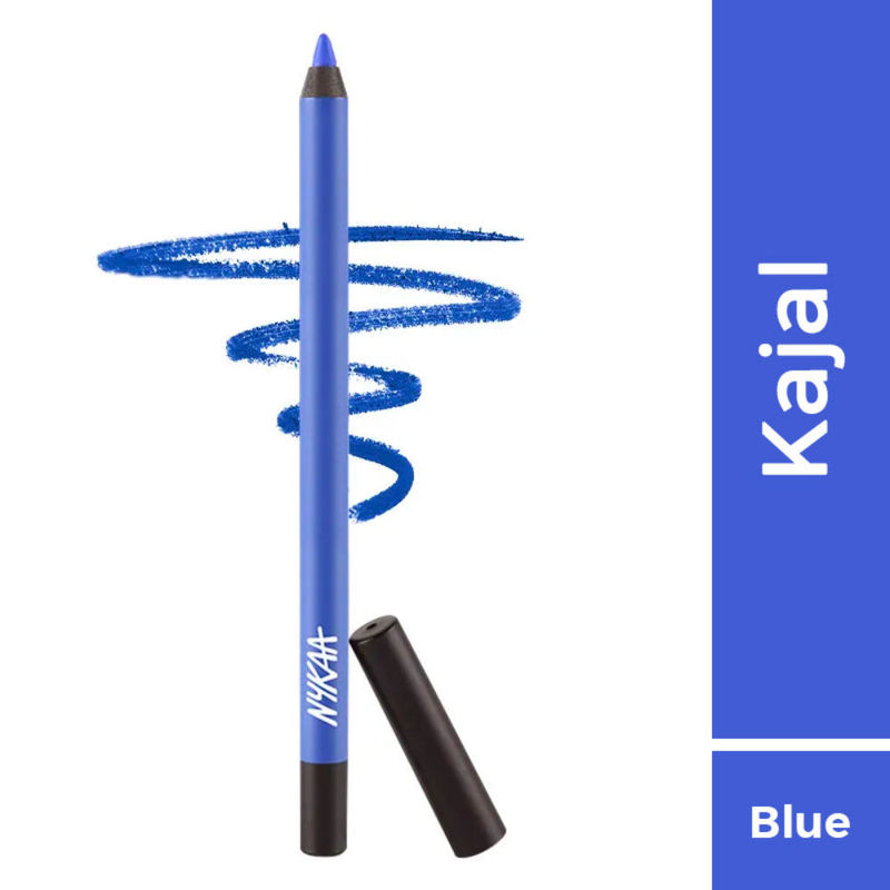 Nykaa Glamoreyes Waterproof & Smudgeproof Shimmer Eye Pencil- Blue Hex