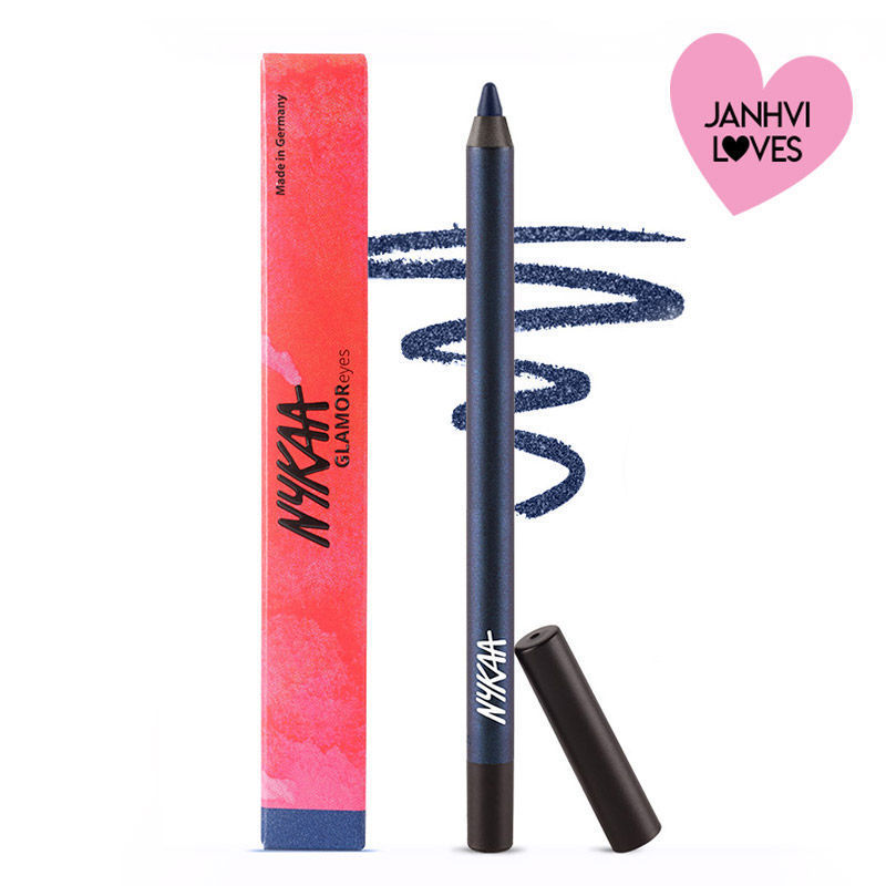 Nykaa Glamoreyes Waterproof & Smudgeproof Shimmer Eye Pencil- Azure Charm
