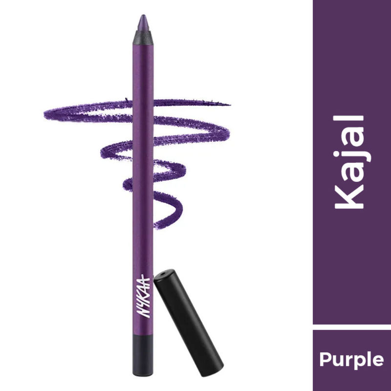 Nykaa Glamoreyes Waterproof & Smudgeproof Shimmer Eye Pencil-Violet Wizard