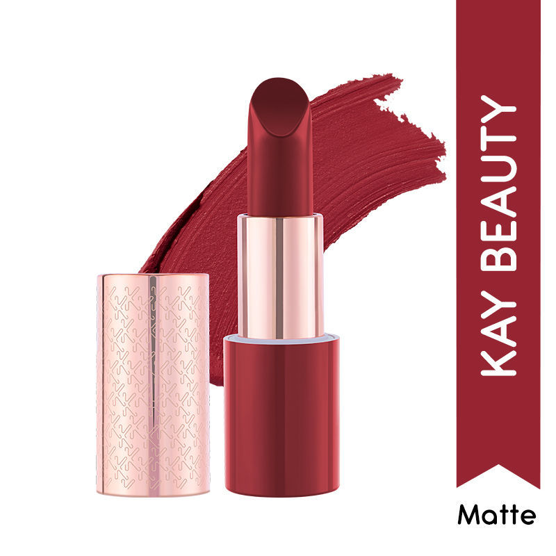 Kay Beauty Matte Drama Long Stay Lipstick - On Screen