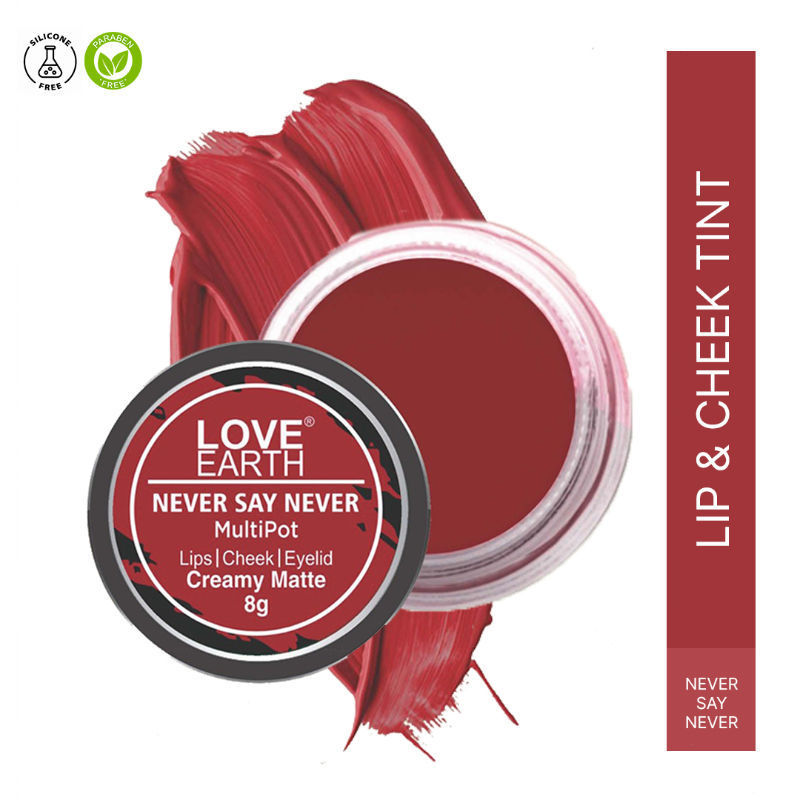 Love Earth Multipot Lip,Cheek & Eyelid Tint - Never Say Never