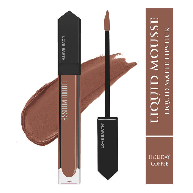 Love Earth Liquid Mousse Lipstick - Holiday Coffee