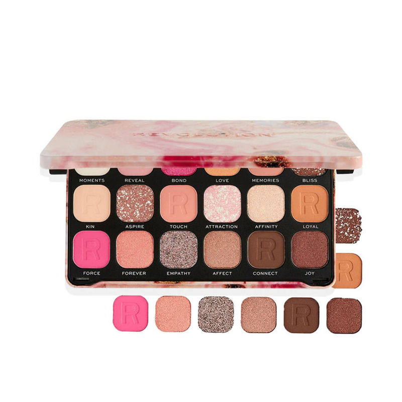 Makeup Revolution Forever Flawless Eyeshadow Palette-18 Smooth & Rich Shade - Affinity