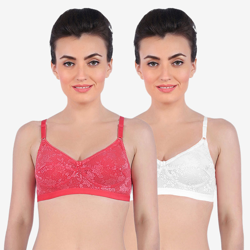 Sonari Nutralv Fancy Net Regular Bra - Multi-Color (32B)