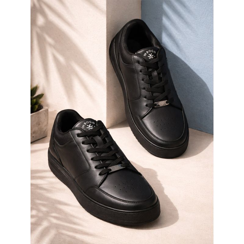 WROGN Men Black Bramble Shadowcraft Sneakers (UK 9)