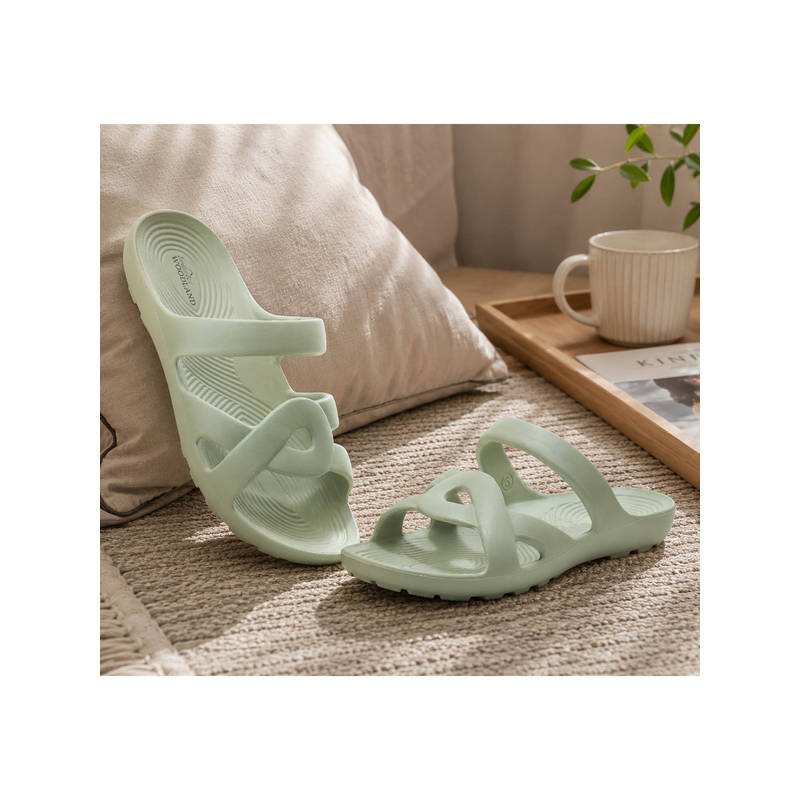 WOODLAND Comfortable Soft Sole Lightweight Home Wear Green Sandals For Womens (EURO 37)