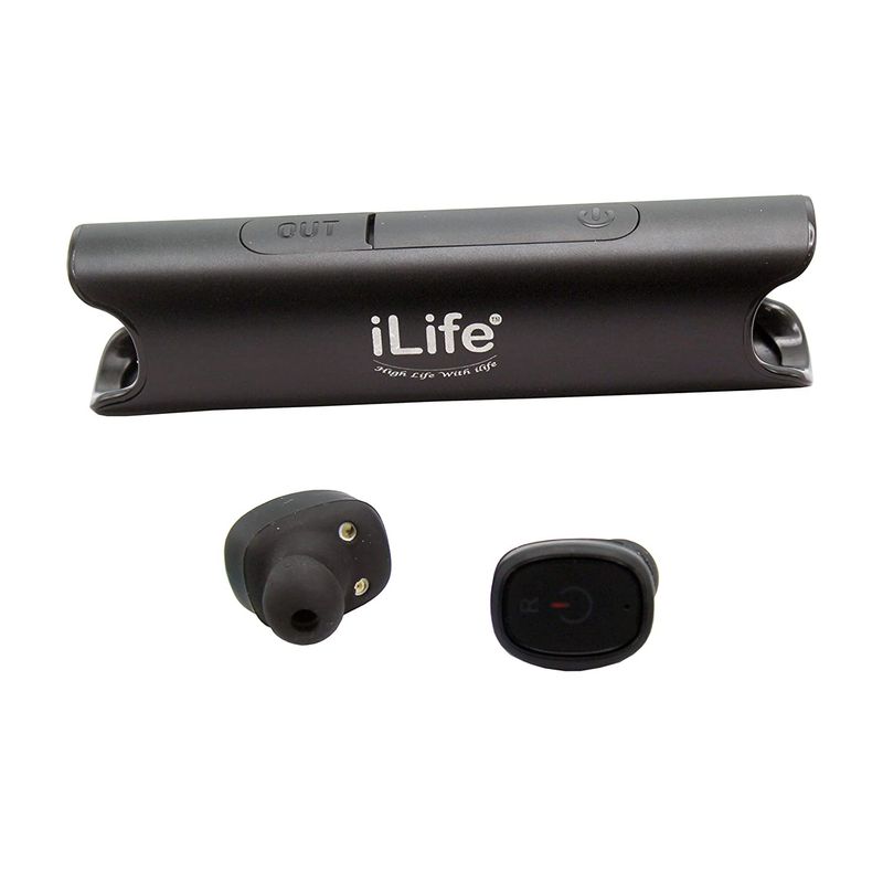iLife Wireless Bluetooth Earbuds Waterproof With Deep Bass Sound, Hand free Mic With Mini Power Bank