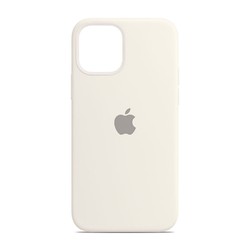 Treemoda White Solid Silicone Apple iPhone 14 Pro Max Back Case (iPhone 14 Pro Max)