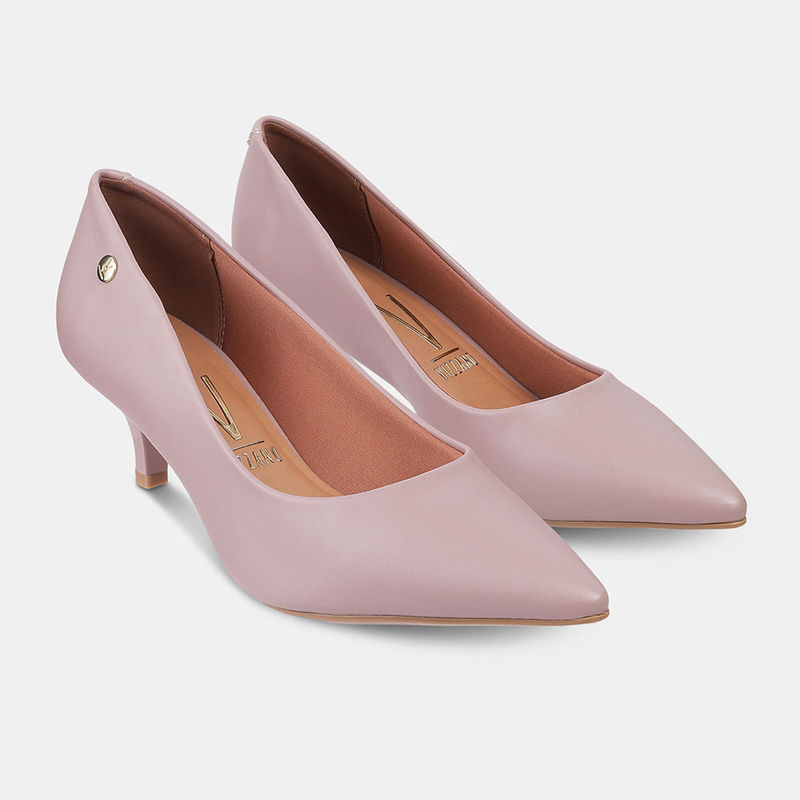 Vizzano Womens Pink Kitten Heel Pumps (EURO 38)