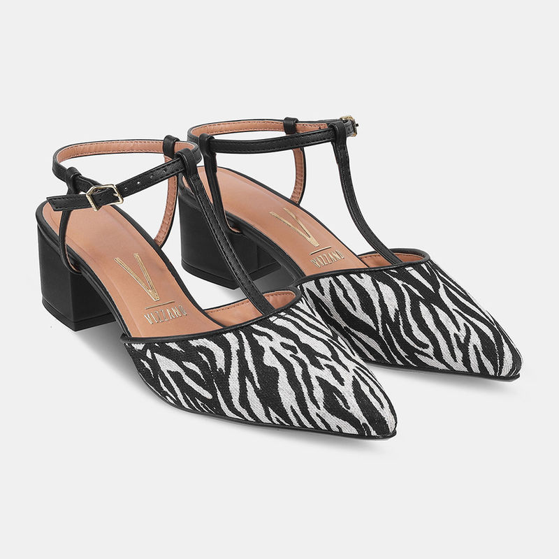 Vizzano Womens T-Strap Block Sandal Heels (EURO 39)