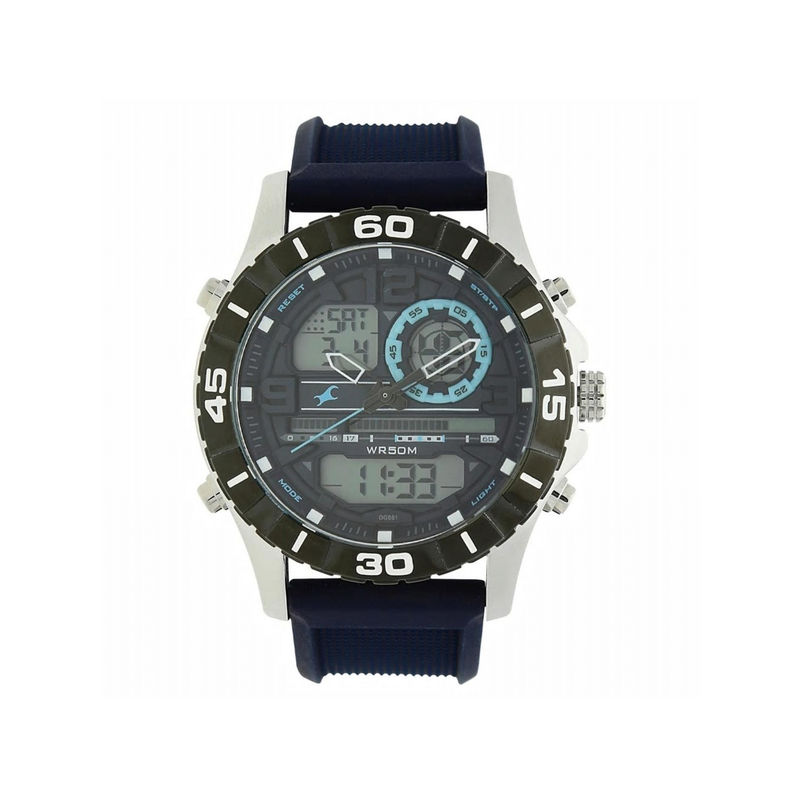 Buy Fastrack Watches NN38035SP02 Blue Dial Analog Digital Watch
