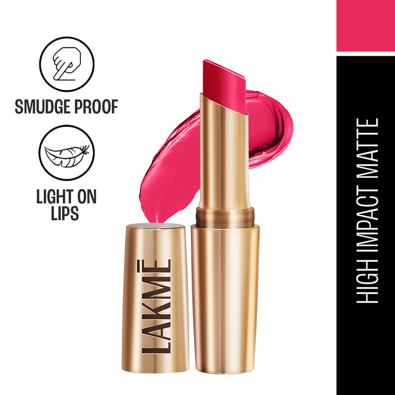 Lakme 9 To 5 Primer + Matte Lipstick - MP1 Pink Perfect