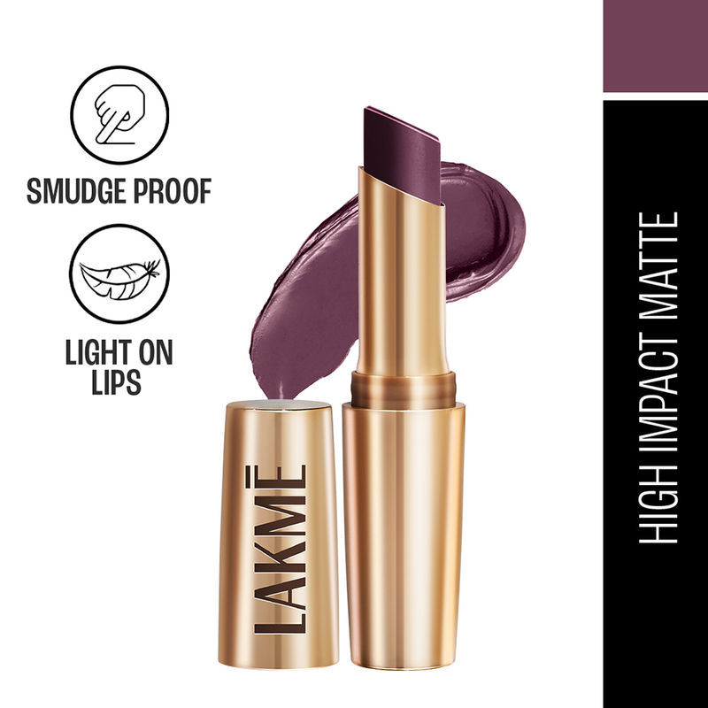 Lakme 9 To 5 Primer + Matte Lipstick - MM2 Garnet Punch