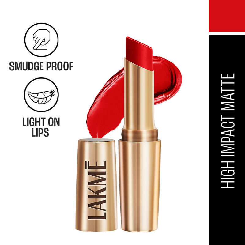 Lakme 9 to 5 Primer + Matte Lipstick - Red Twist