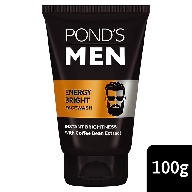 Ponds Men Energy Bright Facewash With Coffee Bean Extracts Brightens Skin