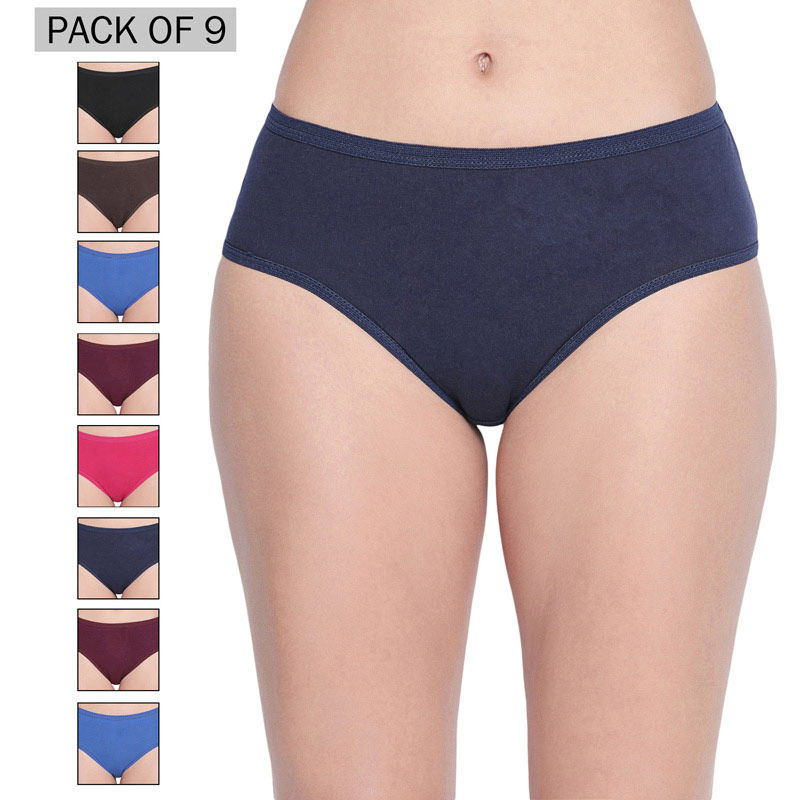 BODYCARE Pack of 9 Panties in Assorted Color (M)