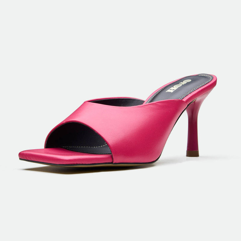 Oroh Cardiff Pink Mule Heels (EURO 36)