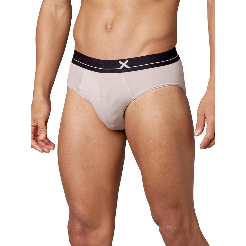 Frenchie X - LOWS Men Tencel Micro Modal Elastane off White Briefs (S)