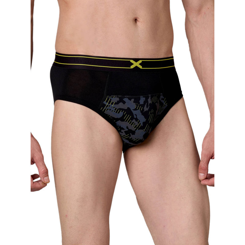 Frenchie X - SIN Men Tencel Micro Modal Elastane Black Briefs (S)