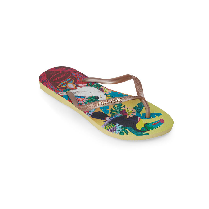 Havaianas Multi Color Slim Tropical Flipflops EURO 35 36