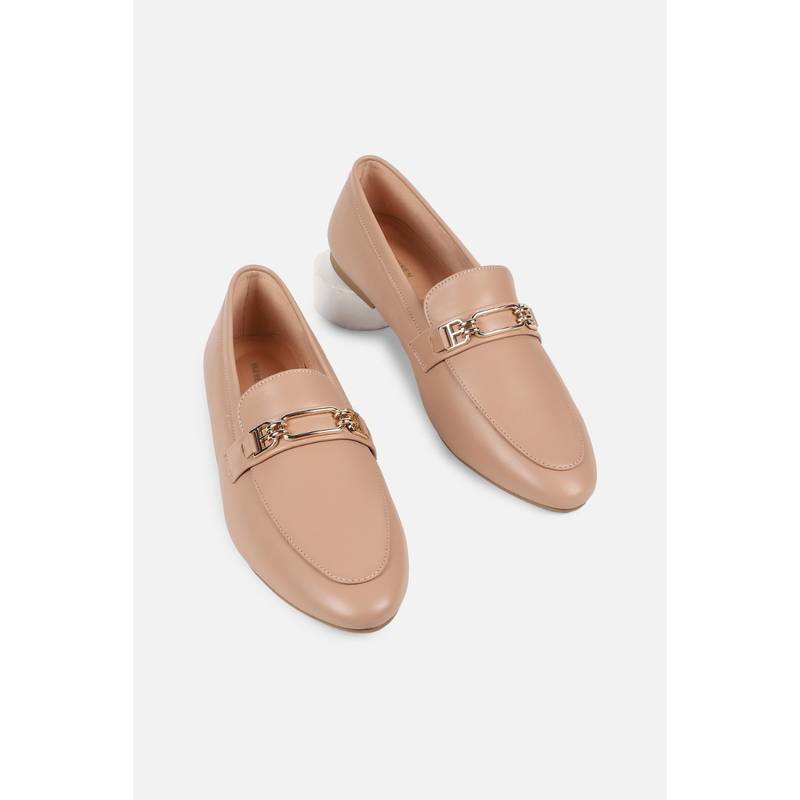 Van Heusen Women Beige Slip-On Loafers (UK 5)