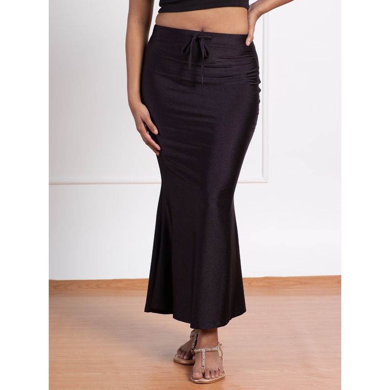 Nykd By Nykaa NYOE01-Mermaid Saree Petticoat-Black (L)