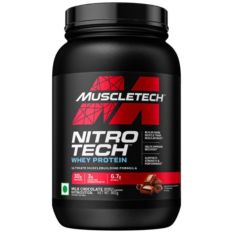 MuscleTech Nitrotech Whey Protien - Milk Chocolate
