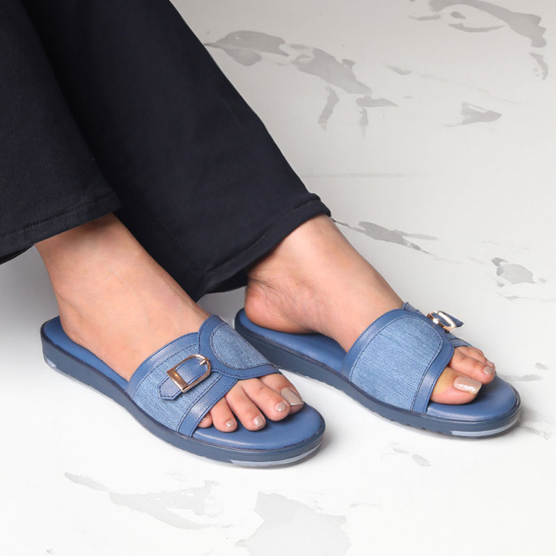 Monrow Marley Blue Flats (EURO 37)