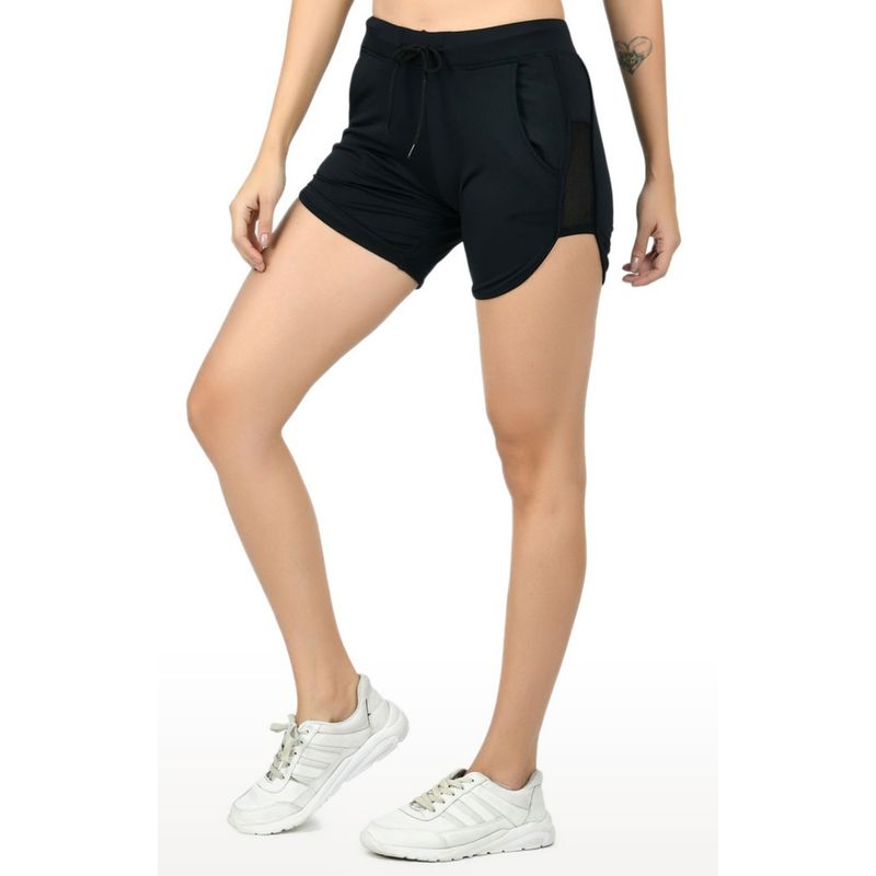 Body Smith Active Workout Shorts - Charcoal Black (L)