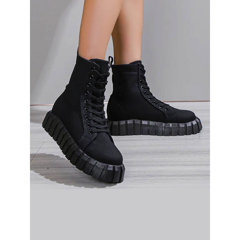Shoetopia Smart Casual Black Boots for Women & Girls Buy Shoetopia