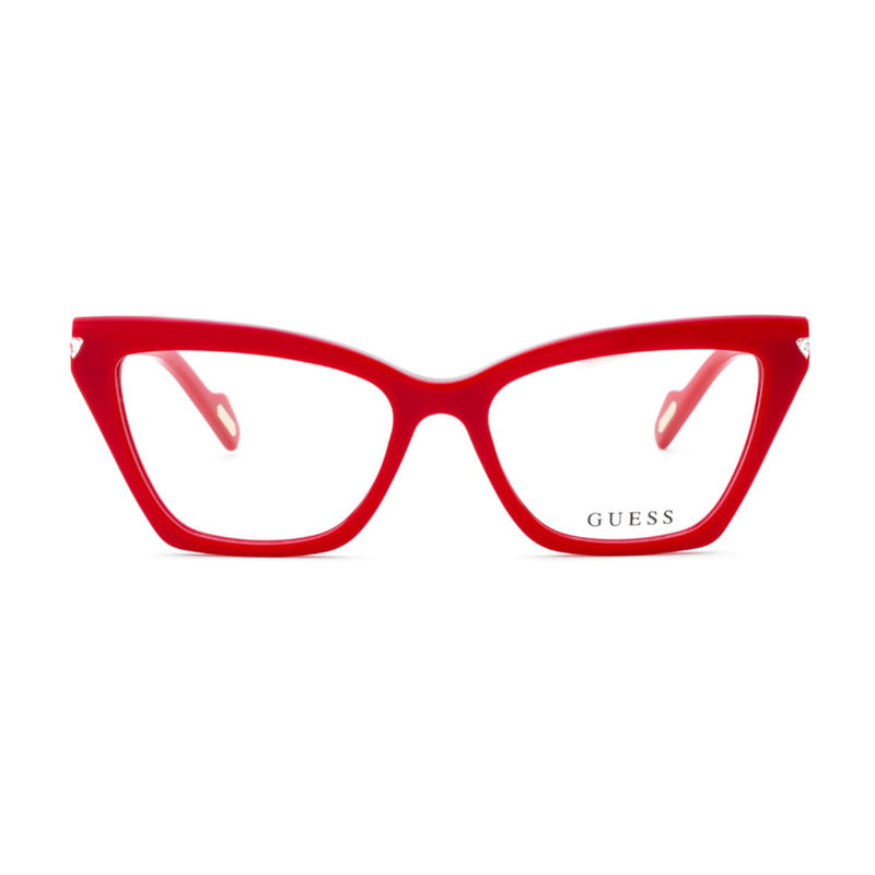 Buy Guess Eyewear for Women with Shiny Red Acetate Frame (52) Online