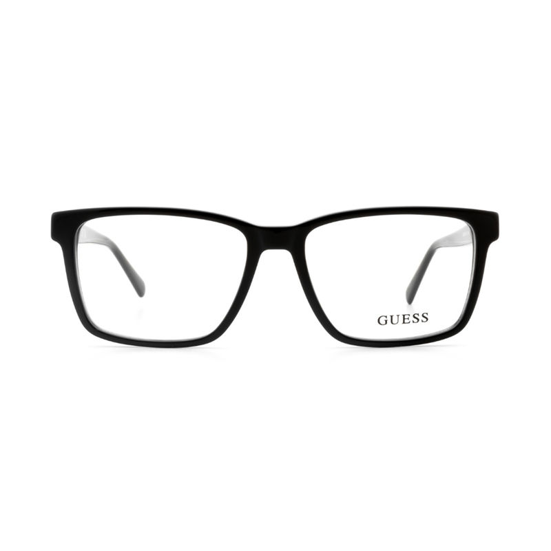 Buy Guess Eyewear for Men with Shiny Black Acetate Frame (54) Online