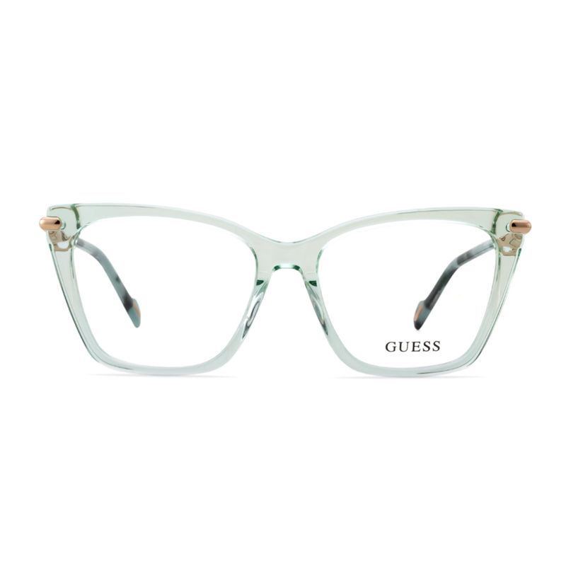 Buy Guess Eyewear for Women with Shiny Crystal Light Green Gold Acetate