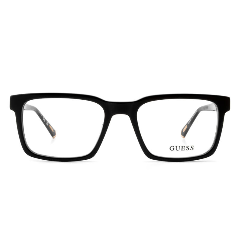 Buy Guess Eyewear for Men with Shiny Black Acetate Frame (54) Online