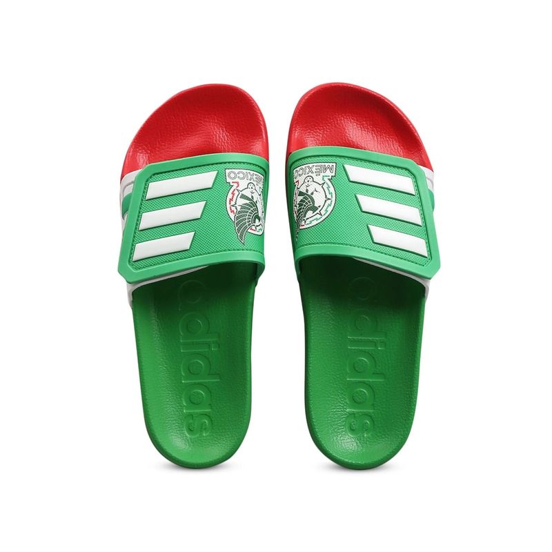 adidas ADILETTE TND ADJ Green Swimming Slides -UK 6